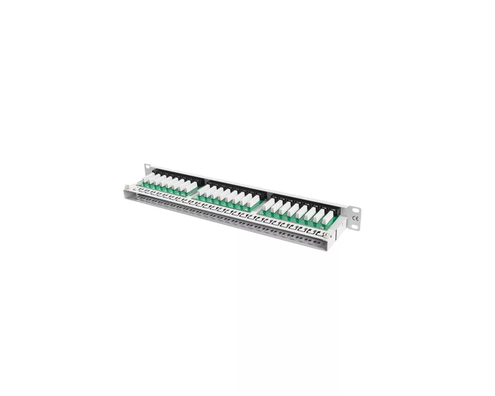 Аксесоар за сървърни и комуникационни шкафове Lanberg patch panel 48 port 1U CAT.5E 2