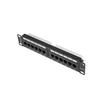 <span>Аксесоар за сървърни и комуникационни шкафове</span> Lanberg patch panel 12port 1U 10" CAT.5E <span class='catalog-num-in-name'>PPU5-9012-B</span> - 