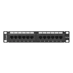 Аксесоар за сървърни и комуникационни шкафове Lanberg patch panel 12port 1U 10" CAT.5E 2