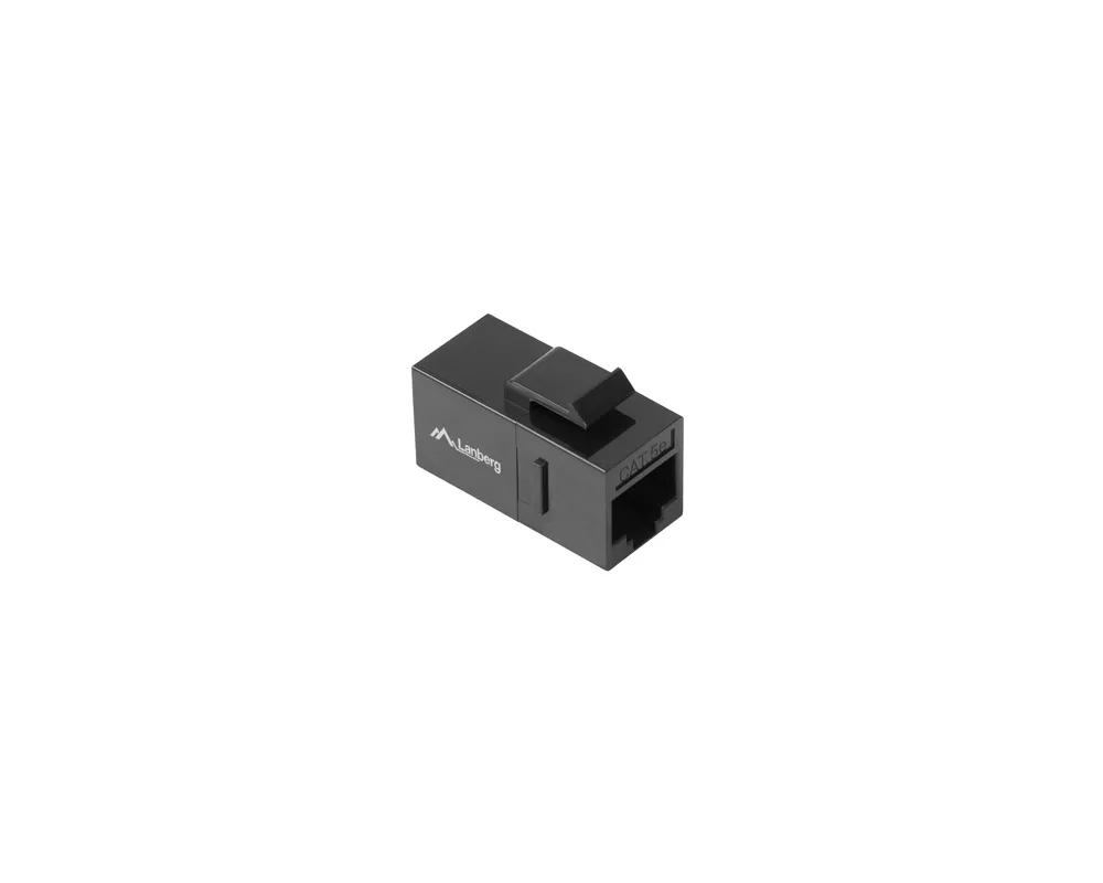 Аксесоар за сървърни и комуникационни шкафове Lanberg  feed-trru keystone connector RJ45->RJ45 UTP CAT.5e 2