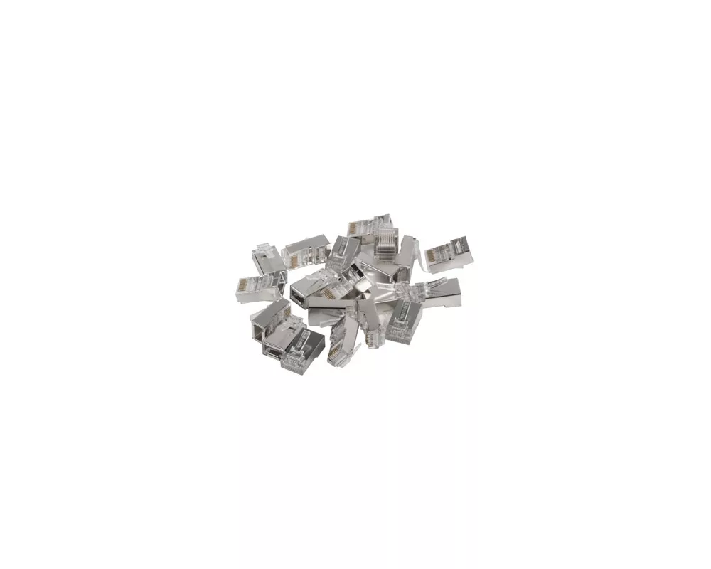 Аксесоар за сървърни и комуникационни шкафове Lanberg RJ-45 FTP CAT.5e plug 8P8C Pass Throug Type (100 pcs) 2
