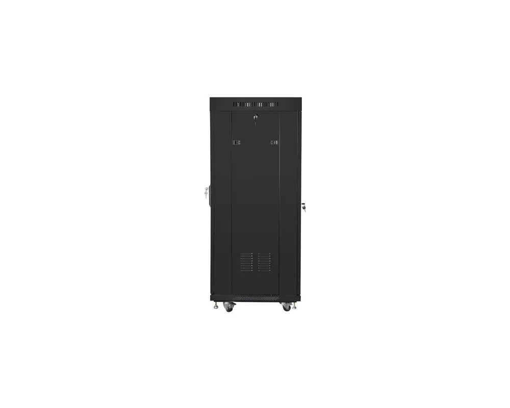 Сървърен шкаф Lanberg rack cabinet 19" free-standing 27U / 600x600 self-assembly flat pack with glass door LCD 5