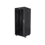 Сървърен шкаф Lanberg rack cabinet 19" free-standing 27U / 600x600 self-assembly flat pack with glass door LCD 3
