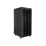 Сървърен шкаф Lanberg rack cabinet 19" free-standing 27U / 600x800 self-assembly flat pack with glass door LCD 3