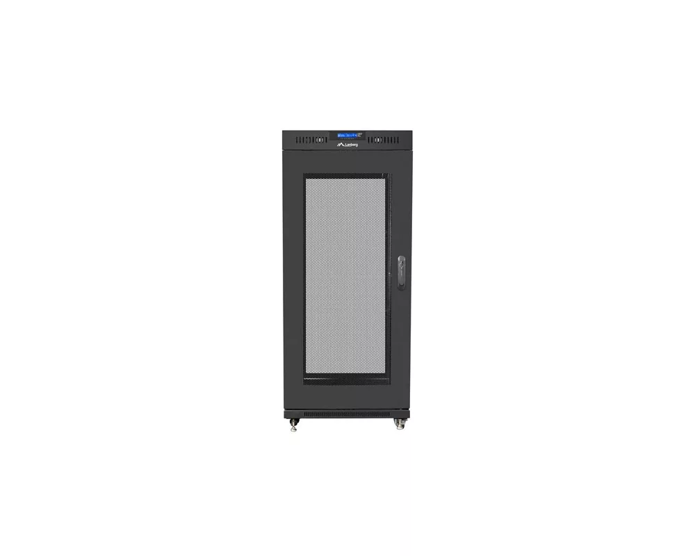 Сървърен шкаф Lanberg rack cabinet 19" free-standing 27U / 600x800 self-assembly flat pack with mesh door LCD 2