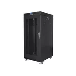 Сървърен шкаф Lanberg rack cabinet 19" free-standing 27U / 600x800 self-assembly flat pack with mesh door LCD 3