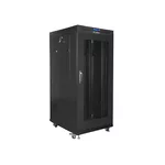 <span>Сървърен шкаф</span> Lanberg rack cabinet 19" free-standing 27U / 600x800 self-assembly flat pack with mesh door LCD <span class='catalog-num-in-name'>FF01-6827-23BL</span> - 