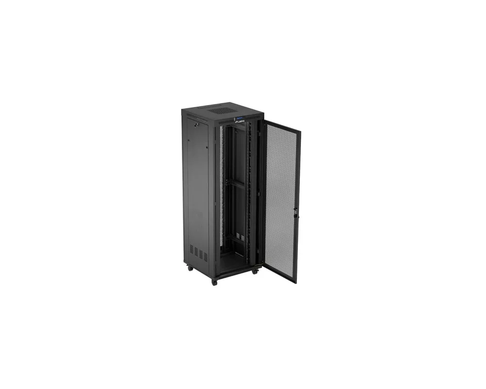 Сървърен шкаф Lanberg rack cabinet 19" free-standing 47U/800X800 (FLAT PACK) with mesh door LCD black 5