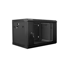  Lanberg rack cabinet 19" wall-mount 6U / 600x450 for self-assembly (flat pack) 902713 WF01-6406-10B на топ цена - PIC.bg