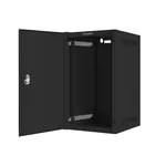 Сървърен шкаф Lanberg rack cabinet 10" wall-mount 9U / 280x310 self-assembly flat pack with metal door 4