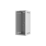 Сървърен шкаф Lanberg rack cabinet 10" wall-mount 12U/280x310 for self-assembly with glass door grey (flat pack) 3
