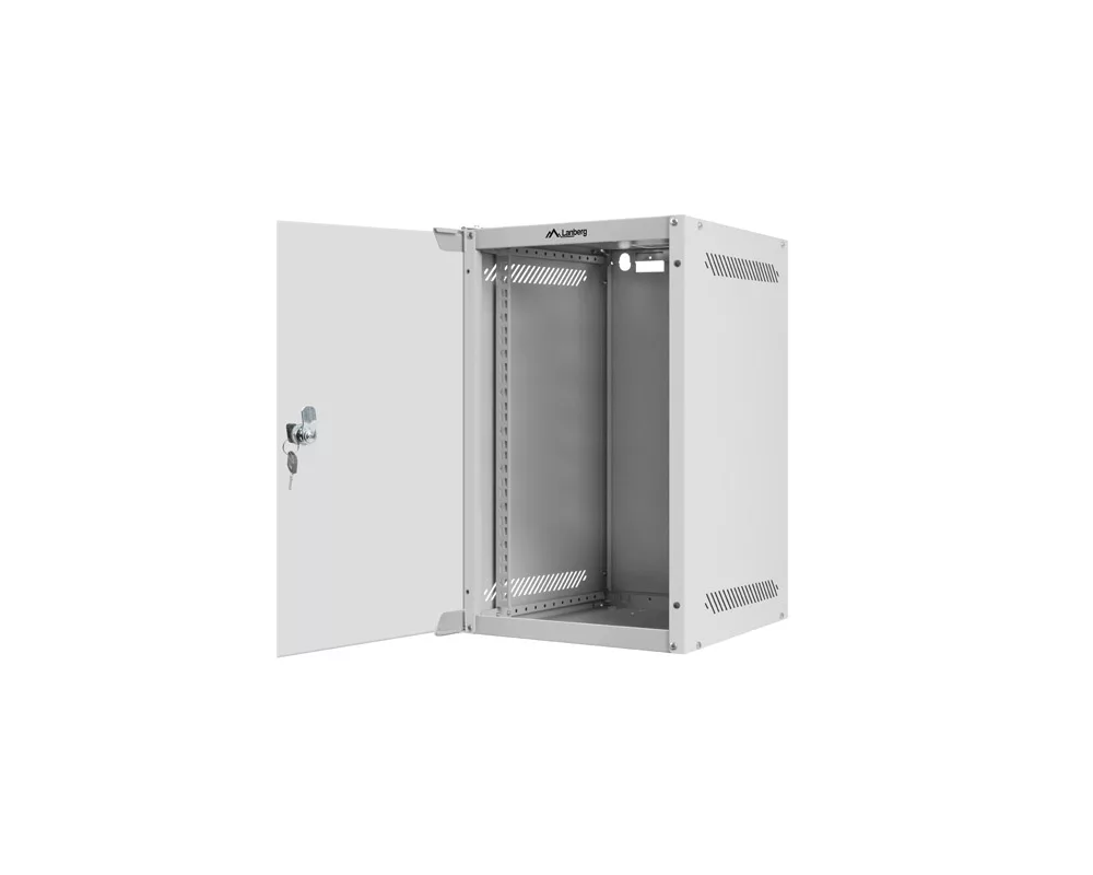 Сървърен шкаф Lanberg rack cabinet 10'' wall-mount 9U / 280x310 for self-assembly (flat pack) 4
