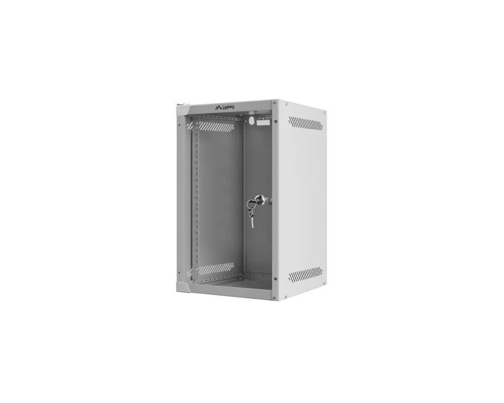 Сървърен шкаф Lanberg rack cabinet 10'' wall-mount 9U / 280x310 for self-assembly (flat pack) 3