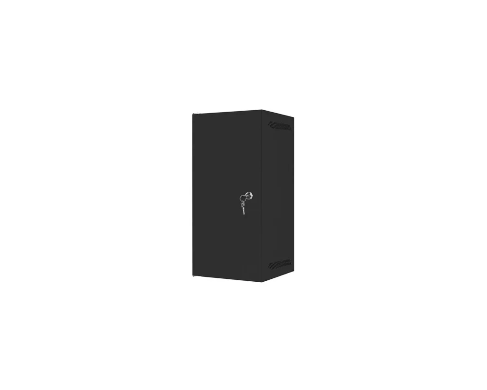 Сървърен шкаф Lanberg rack cabinet 10" wall-mount 12U/280x310 for self-assembly with metal door black (flat pack) 4