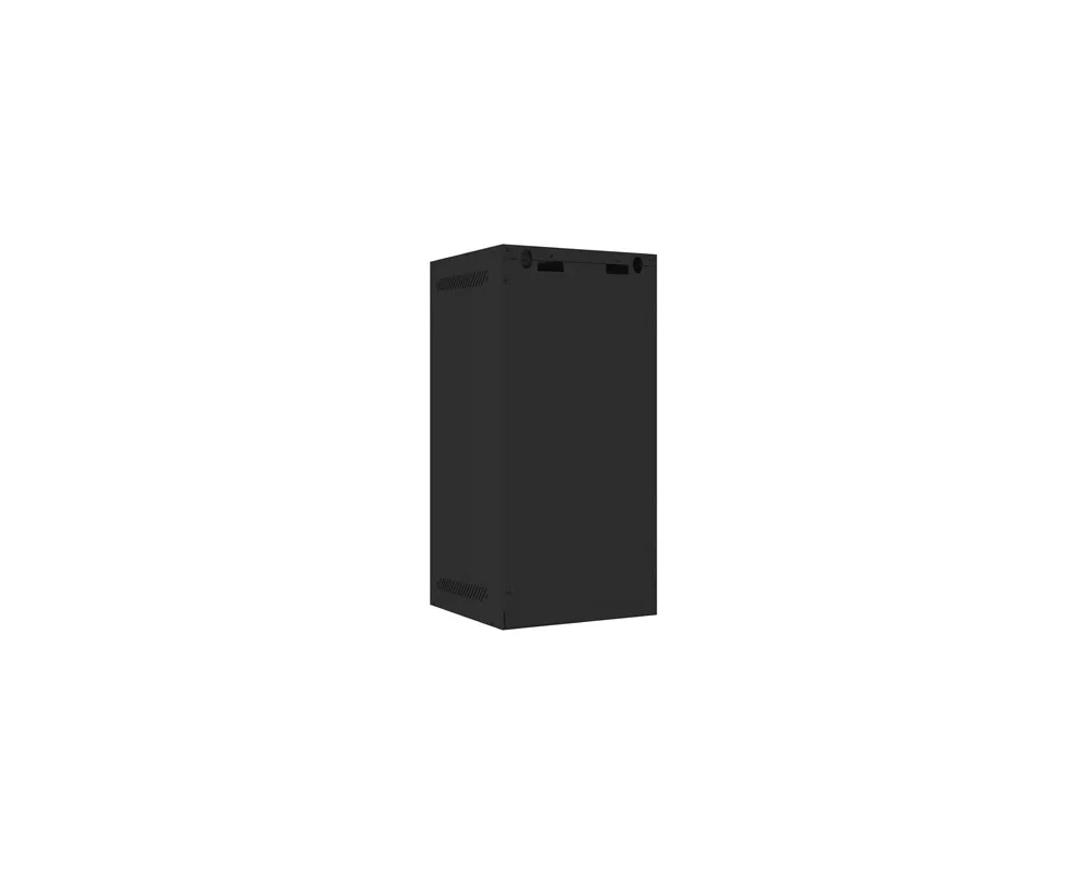 Сървърен шкаф Lanberg rack cabinet 10" wall-mount 12U/280x310 for self-assembly with metal door black (flat pack) 6