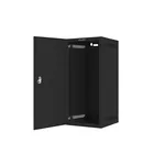 Сървърен шкаф Lanberg rack cabinet 10" wall-mount 12U/280x310 for self-assembly with metal door black (flat pack) 5