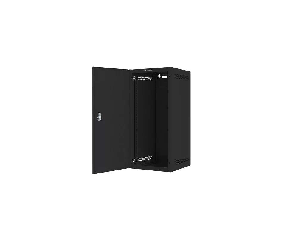 Сървърен шкаф Lanberg rack cabinet 10" wall-mount 12U/280x310 for self-assembly with metal door black (flat pack) 5