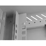 Сървърен шкаф Lanberg rack cabinet 10" wall-mount 4U/300x300 (flat pack) with glass door grey 7