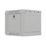 Сървърен шкаф Lanberg rack cabinet 10" wall-mount 4U/300x300 (flat pack) with glass door grey 11