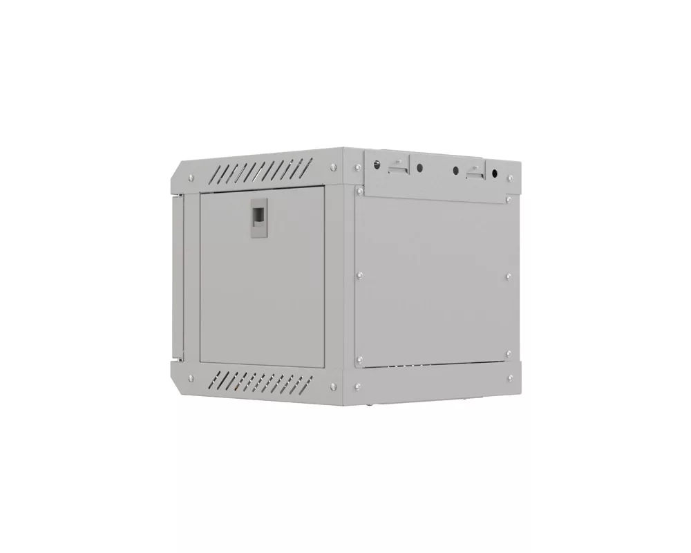 Сървърен шкаф Lanberg rack cabinet 10" wall-mount 4U/300x300 (flat pack) with glass door grey 11