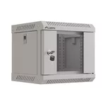 <span>Сървърен шкаф</span> Lanberg rack cabinet 10" wall-mount 4U/300x300 (flat pack) with glass door grey <span class='catalog-num-in-name'>WF11-3304-10S</span> - 