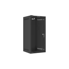  Lanberg rack cabinet 10" wall-mount 12U/280x310 (flat pack) with glass door black 902765 WF10-2312-10B на топ цена - PIC.bg