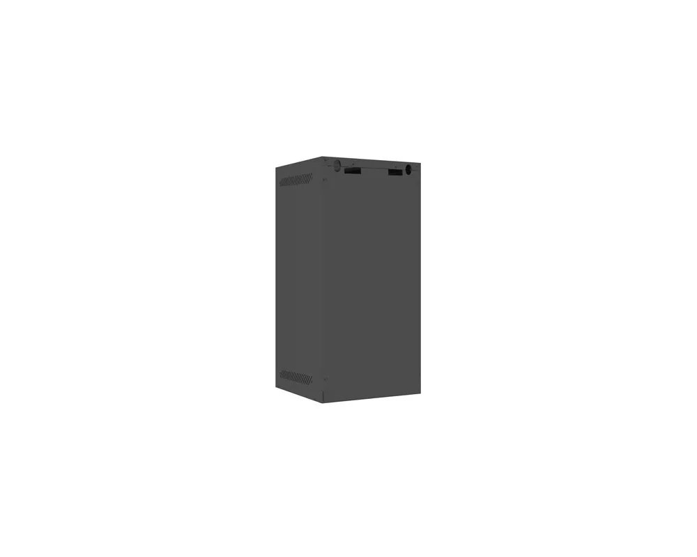 Сървърен шкаф Lanberg rack cabinet 10" wall-mount 12U/280x310 (flat pack) with glass door black 2
