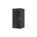 Сървърен шкаф Lanberg rack cabinet 10" wall-mount 12U/280x310 (flat pack) with glass door black 4