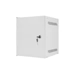 Сървърен шкаф Lanberg rack cabinet 10" wall-mount 6U/280x310 for self-assembly with metal door grey (flat pack) 4