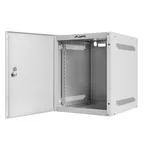 Сървърен шкаф Lanberg rack cabinet 10" wall-mount 6U/280x310 for self-assembly with metal door grey (flat pack) 6