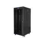 <span>Сървърен шкаф</span> Lanberg rack cabinet 19" free-standing 27U/800x1000 (flat pack) with glass door lcd black v2 <span class='catalog-num-in-name'>FF01-8027-12BL</span> - 