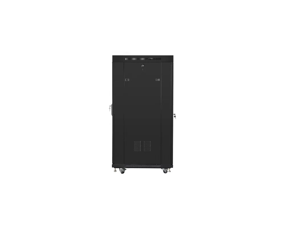 Сървърен шкаф Lanberg rack cabinet 19" free-standing 27U/800x1200 (flat pack) with glass door lcd 5