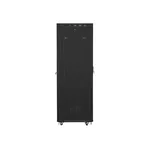 Сървърен шкаф Lanberg rack cabinet 19" free-standing 42U/600x800 (flat pack) with glass door lcd black v2 4