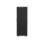 Сървърен шкаф Lanberg rack cabinet 19" free-standing 42U/600x800 (flat pack) with glass door lcd black v2 3