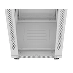 Сървърен шкаф Lanberg rack cabinet 19" free-standing 42U/600x800 (flat pack) with glass door lcd grey v2 2