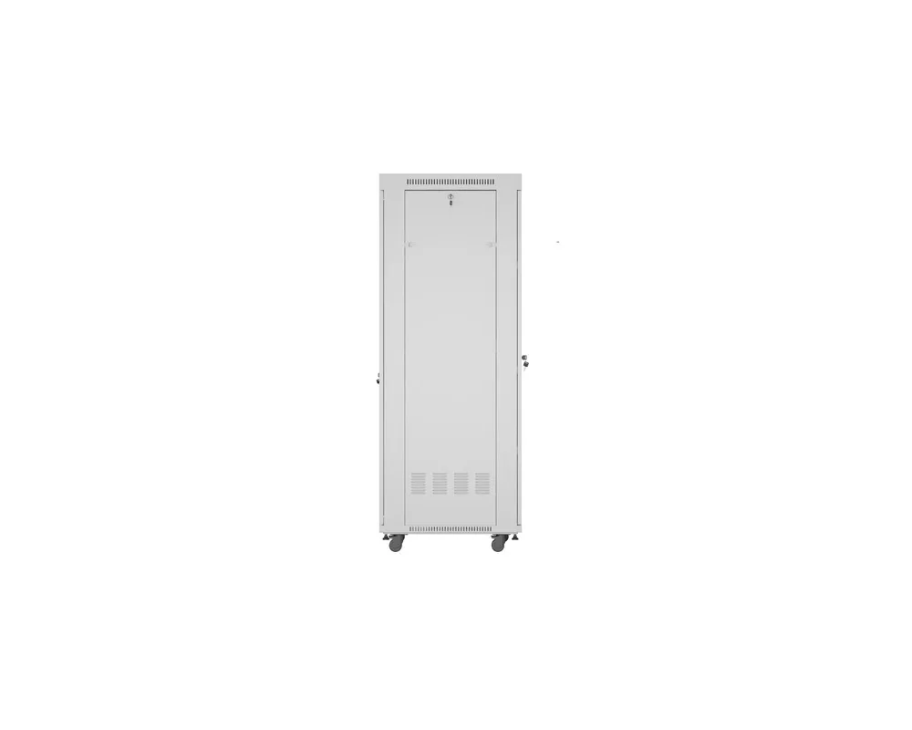 Сървърен шкаф Lanberg rack cabinet 19" free-standing 42U/600x800 (flat pack) with glass door lcd grey v2 5