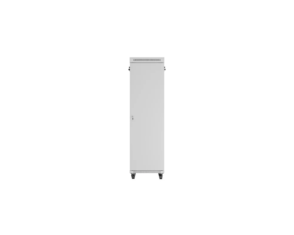 Сървърен шкаф Lanberg rack cabinet 19" free-standing 42U/600x800 (flat pack) with glass door lcd grey v2 4