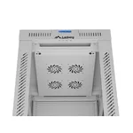 Сървърен шкаф Lanberg rack cabinet 19" free-standing 42U/600x800 (flat pack) with glass door lcd grey v2 3