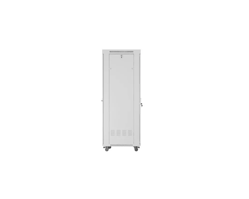 Сървърен шкаф Lanberg rack cabinet 19" free-standing 42U/600x800 (flat pack) with glass door lcd grey v2 9