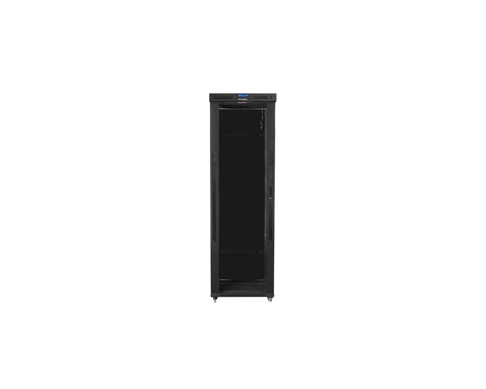 Сървърен шкаф Lanberg rack cabinet 19" free-standing 47U/800x1000 (flat pack) with glass door lcd black v2 5