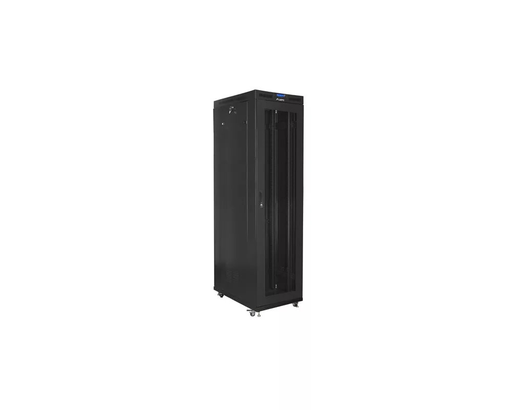 Сървърен шкаф Lanberg rack cabinet 19" free-standing 47U/800x1000 (flat pack) with mesh door lcd black v2 3