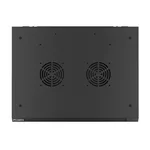Сървърен шкаф Lanberg rack cabinet 19" wall-mount 4U/600x450 with perforated door black (flat pack) 12