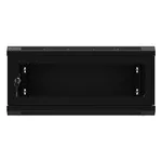 Сървърен шкаф Lanberg rack cabinet 19" wall-mount 4U/600x450 with perforated door black (flat pack) 10