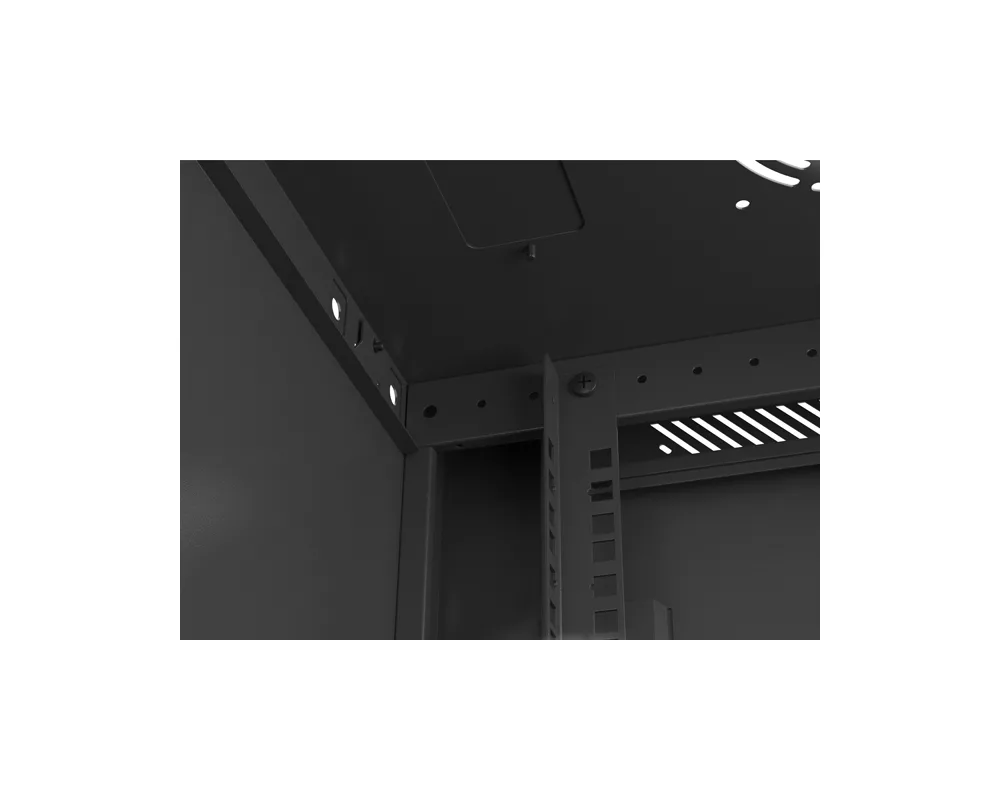Сървърен шкаф Lanberg rack cabinet 19" wall-mount 4U/600x450 with perforated door black (flat pack) 5