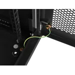 Сървърен шкаф Lanberg rack cabinet 19" wall-mount 4U/600x450 with perforated door black (flat pack) 3