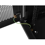 Сървърен шкаф Lanberg rack cabinet 19" wall-mount 4U/600x450 with perforated door black (flat pack) 7