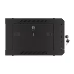 Сървърен шкаф Lanberg rack cabinet 19" wall-mount 4U/600x450 with perforated door black (flat pack) 6