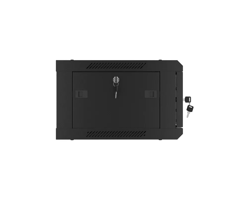 Сървърен шкаф Lanberg rack cabinet 19" wall-mount 4U/600x450 with perforated door black (flat pack) 6