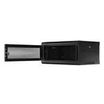 Сървърен шкаф Lanberg rack cabinet 19" wall-mount 4U/600x450 with perforated door black (flat pack) 2