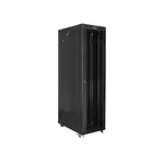 Сървърен шкаф Lanberg rack cabinet 19" free-standing 47U/800x1200 (flat pack) with glass door lcd black v2 3
